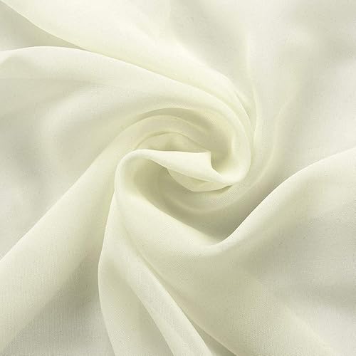 Miniatura 10 de TWOPAGES Cortina semitransparente de tul rojo de 84 pulgadas de ancho x 84 pulgadas de largo (1 panel)