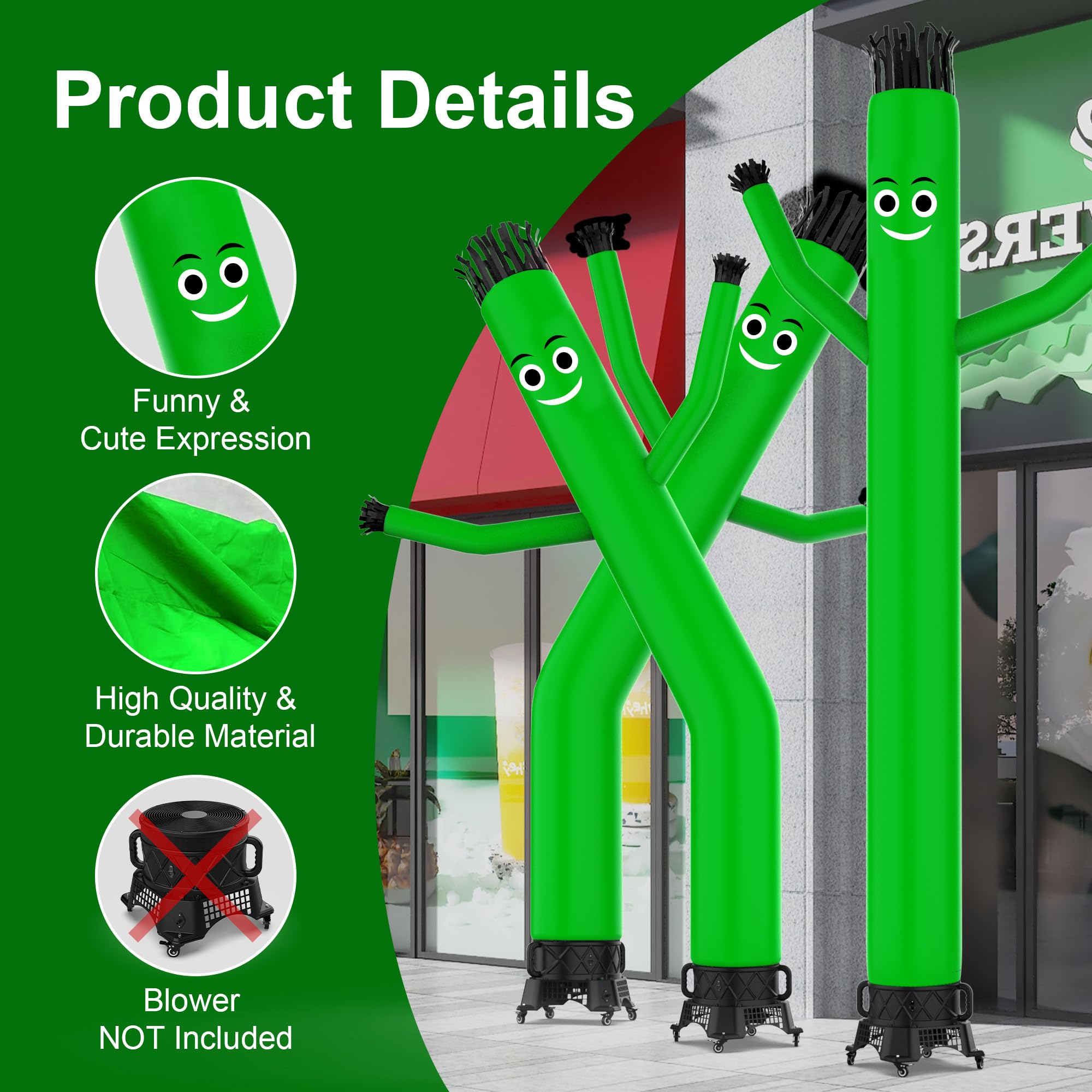 Sky Waving Inflatable Tube Man Only,20 ft Wacky Tube Guy