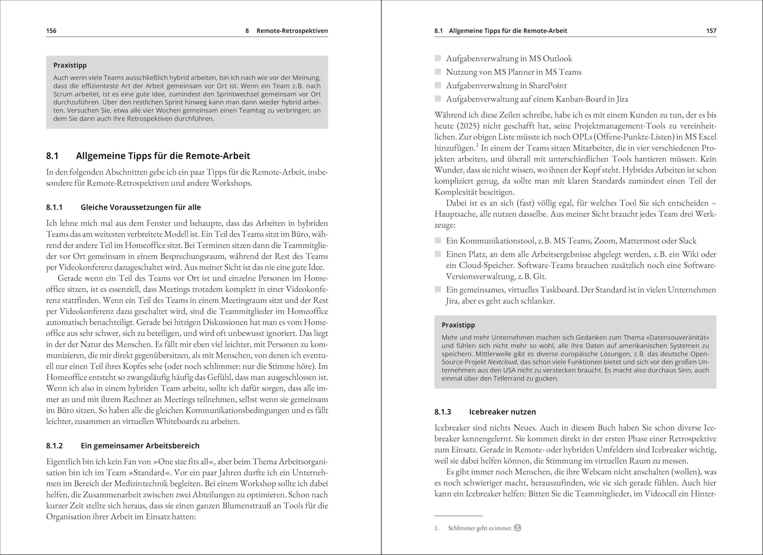 Retrospektiven in der Praxis: Veränderungsprozesse in Unternehmen und Teams effektiv begleiten