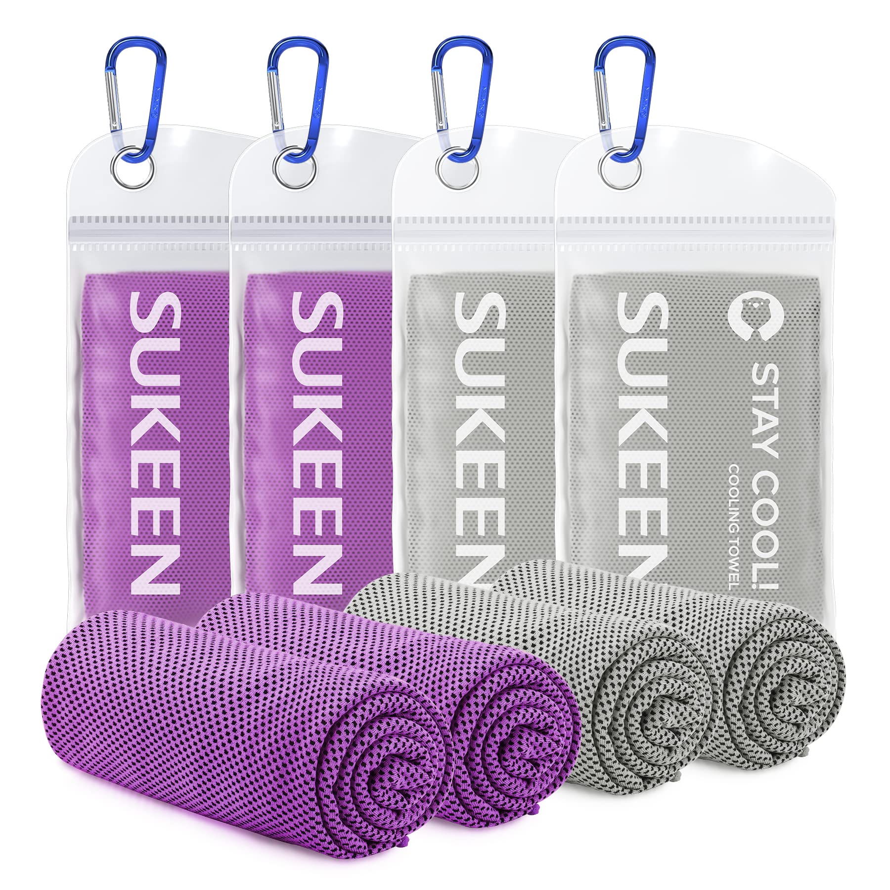 Sukeen Confezione Da 4 Asciugamani Rinfrescanti (101,6 X | FindTheDeal - 3