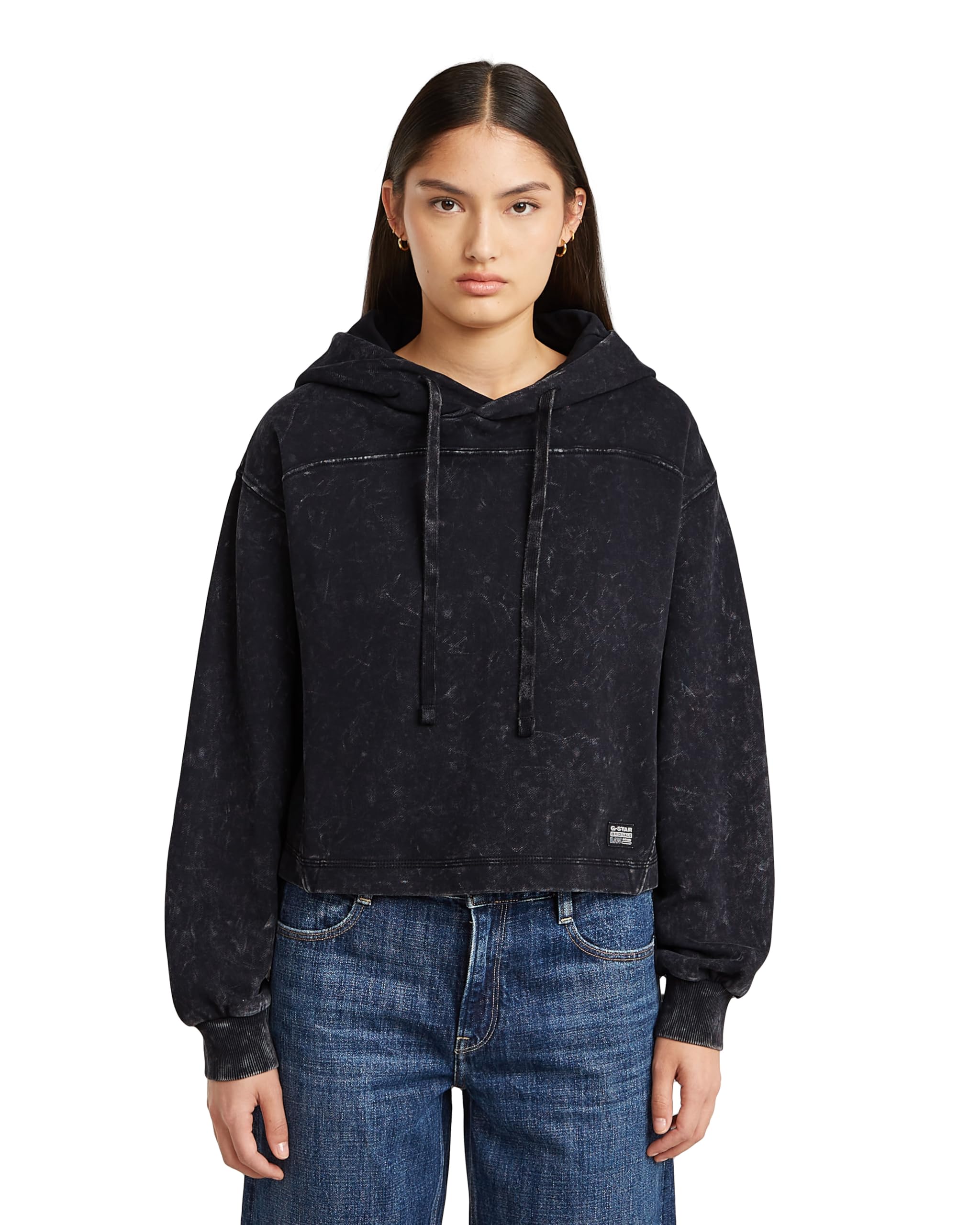 G-Star Damen Overdyed Loose Hooded Sweatshirt Hooded Sweatshirt