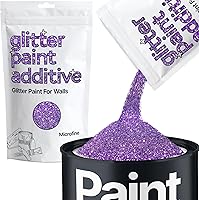 Vista 44 de Hemway - Cristales aditivos de purpurina para pintura de emulsión/acrílica; p/paredes int/ext/madera/barniz/mate/brillante/muebles, 100 g/3.5 oz