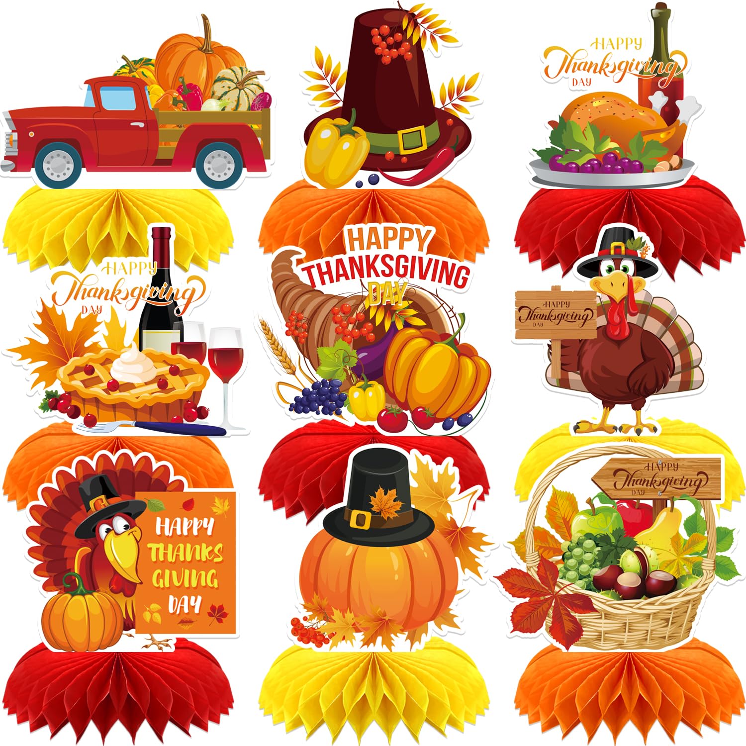 Adeyoo 9-Piece Fall Table Decorations