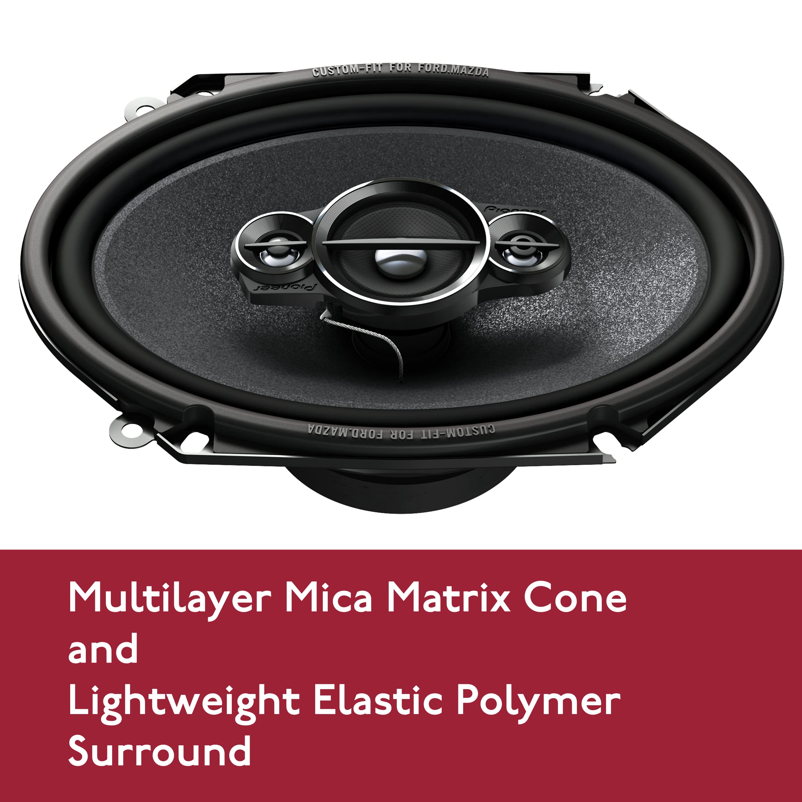 美品！Pioneerサラウンドスピーカー6個セット Amazon.co.jp: Pioneer TS-A6886R 6 x 8 4-Way Speaker, Set of 1 by