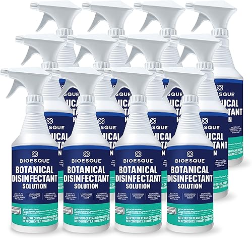 Miniatura 12 de Bioesque Solución Desinfectante Botánica, Desinfectante de Servicio Pesado de Amplio Espectro, Mata el 99.9% de Bacterias, Virus*, Hongos y Mohos, 1