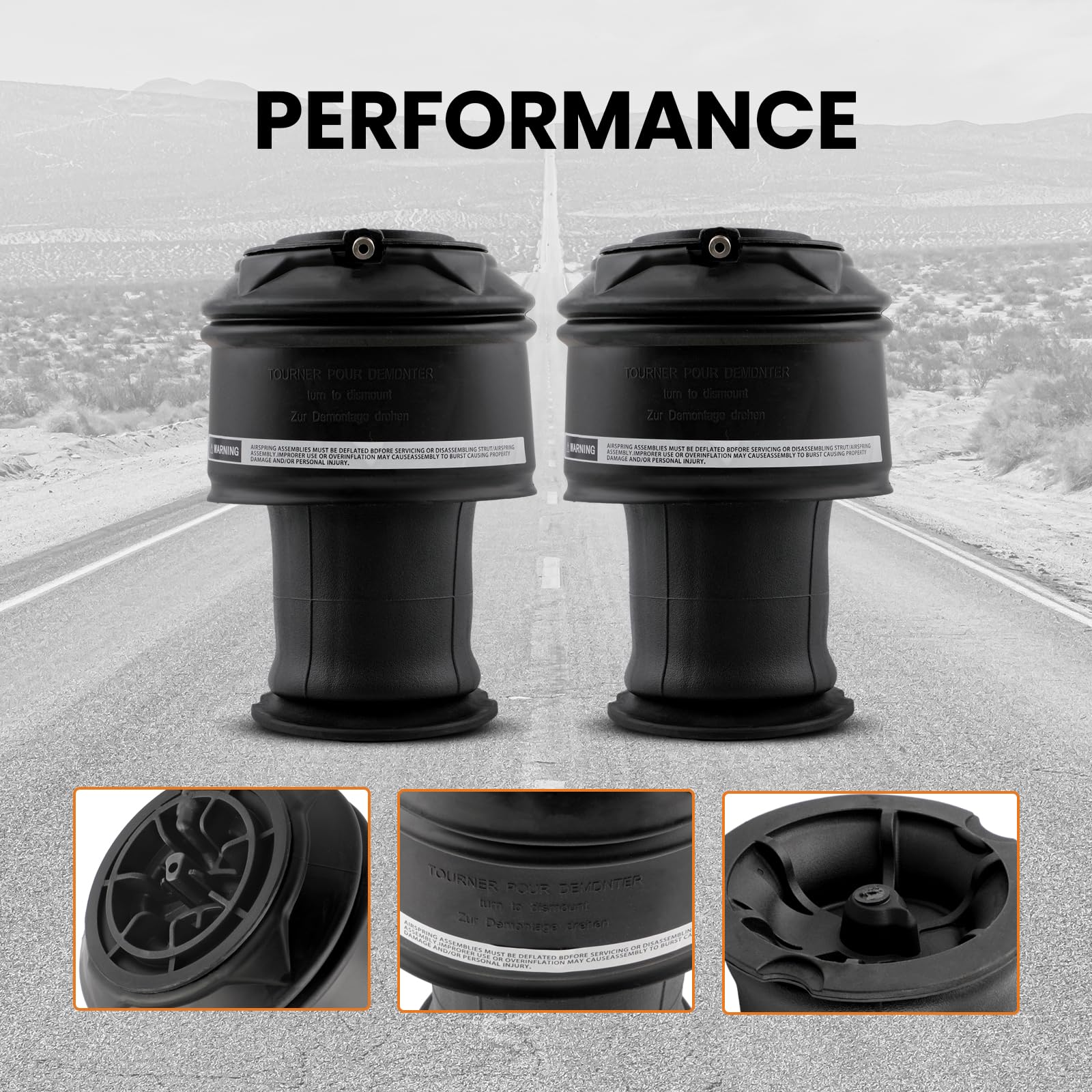 maXpeedingrods 2X Suspensión Neumático Amortiguador trasero para Citroen Picasso C4 Grand 5102GN 5102
