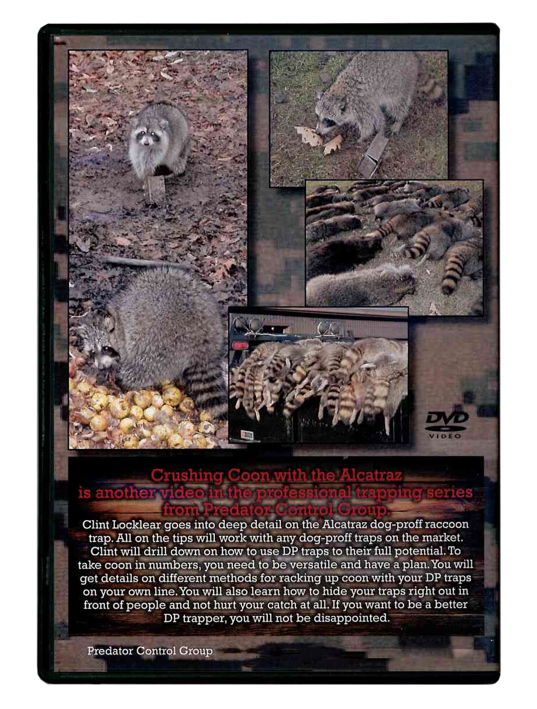 Predator Control Group Clint Locklear DVD Crushing with The Alcatraz PCG