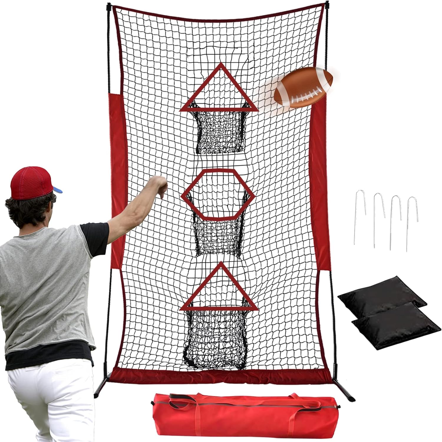 PGL Football Net,Quarterback Practice Net,Improve Throwing