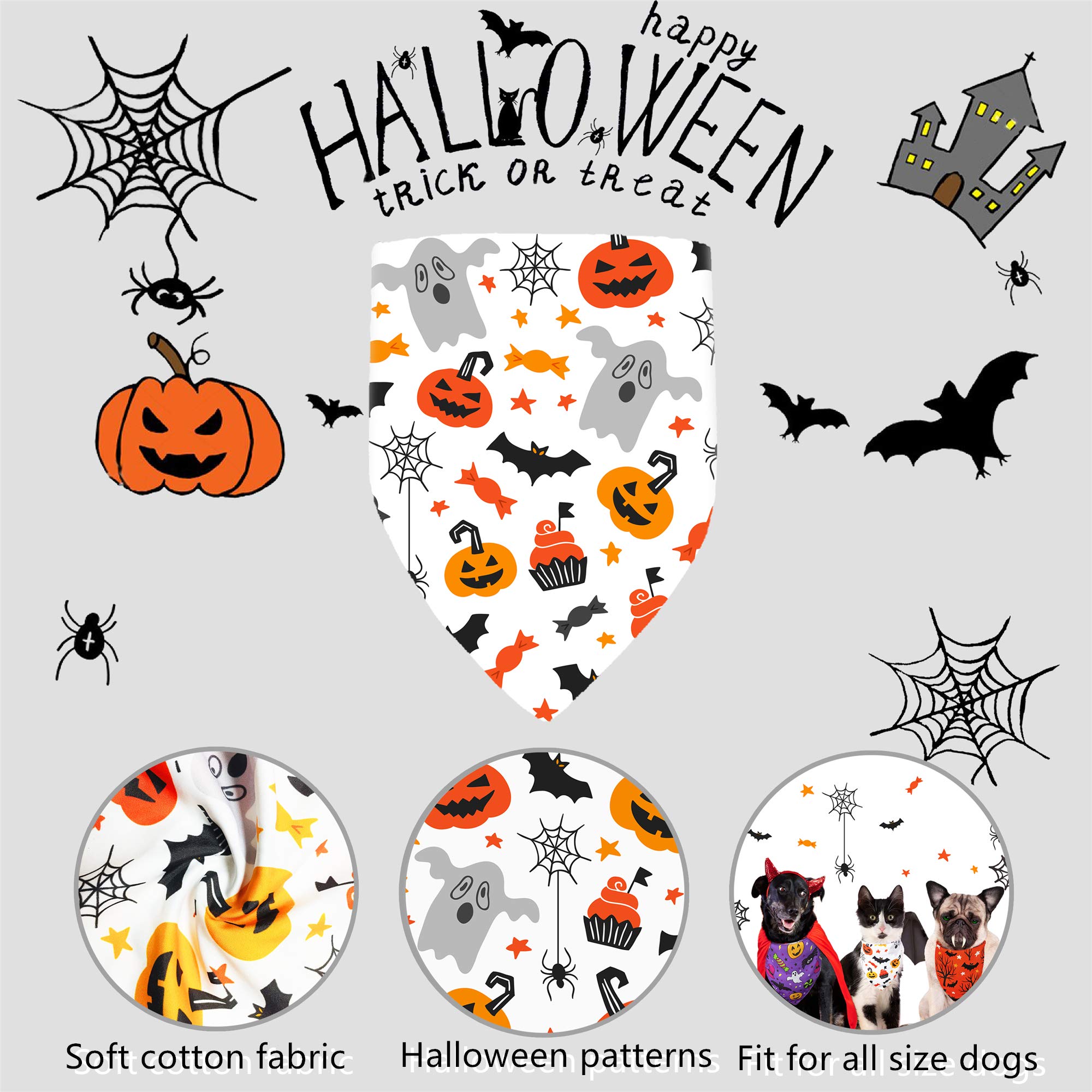 Déguisement Halloween Pull Motif Citrouille Pour Chien