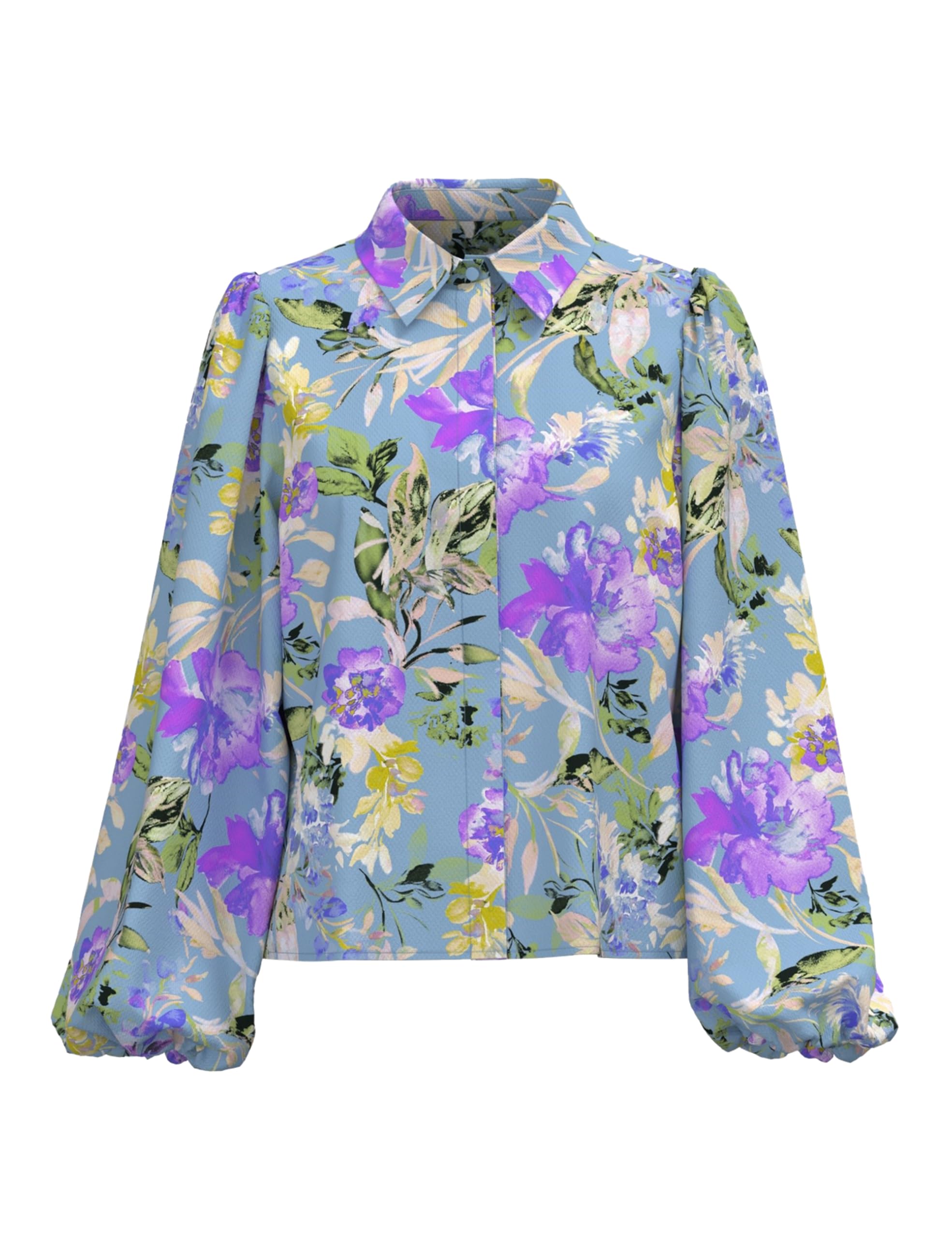Yas Women's Clear Sky Asina Ls Shirt S. Noos, 12