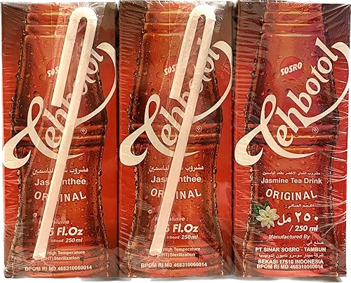 Teh Botol (té de jazmín) 8oz (paquete de 6)