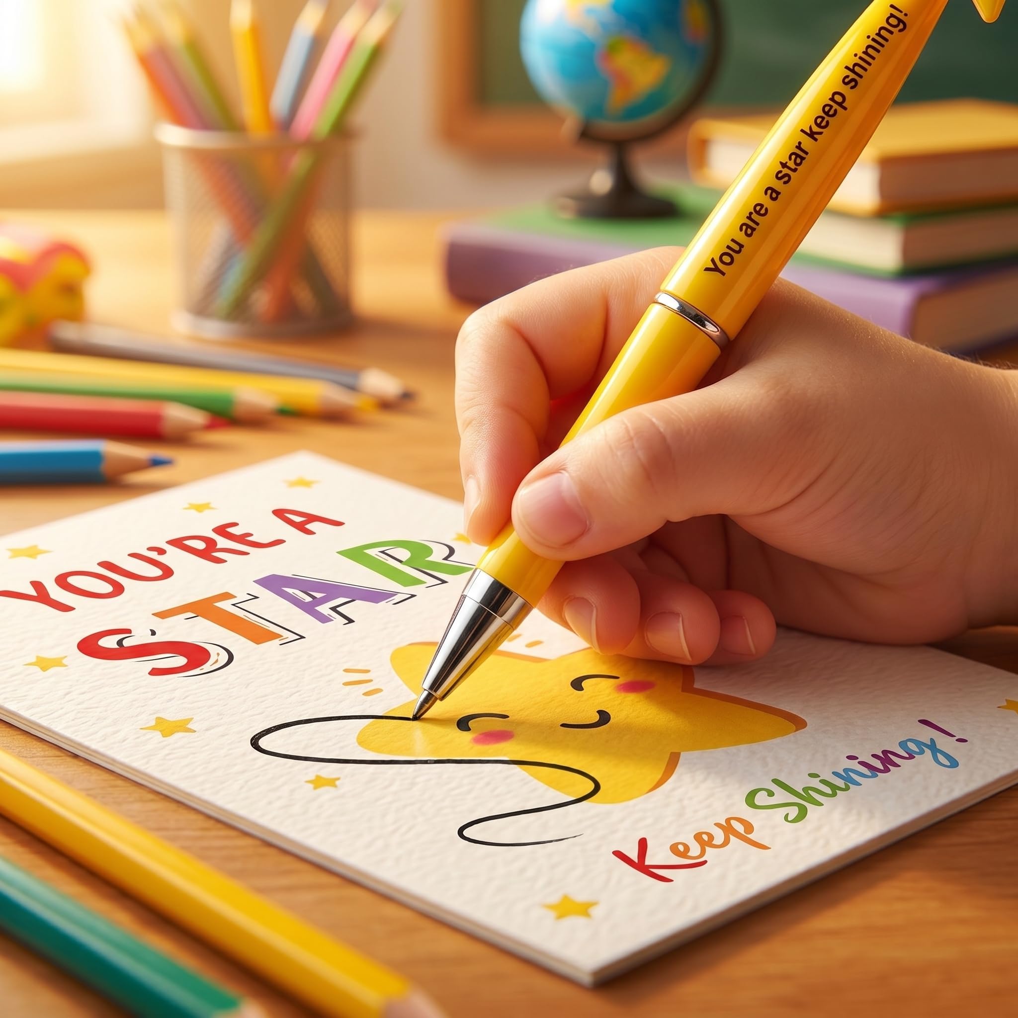 Regali di Fine Anno per Bambini, Confezione da 36 Regali di Fine Anno per 30 Bambini, Penne/Carte Motivazionali per Alunni/Borse Regalo per Lasciapassare Scolastici Regalo per Studenti Dagli