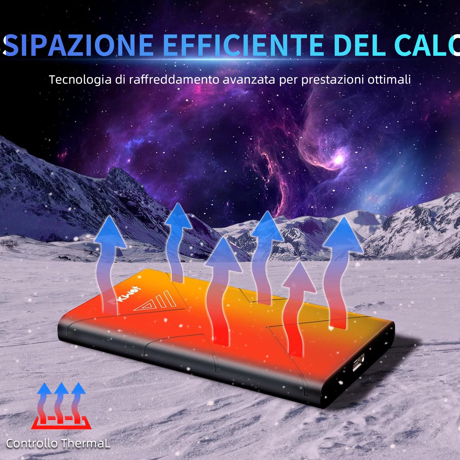 Fikwot FP80 SSD Esterno 1TB SSD Portatile USB-C 3.2 Gen 2, Fino a 2050MB/s, Unità a Stato Solido Esterna per iPhone Serie 15, PS5/PS4(Pro), Android, Xbox, Mac, PC