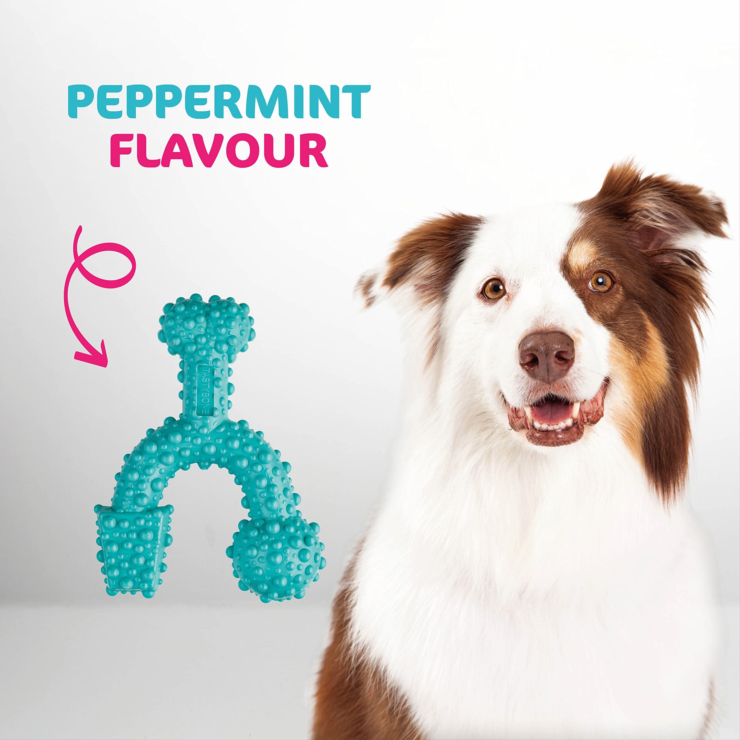 Giocattolo Da Masticare Tasty Bone Per Cani Grandi - Sapore Menta, Indistruttibile E Per L'Ige - Foto 11