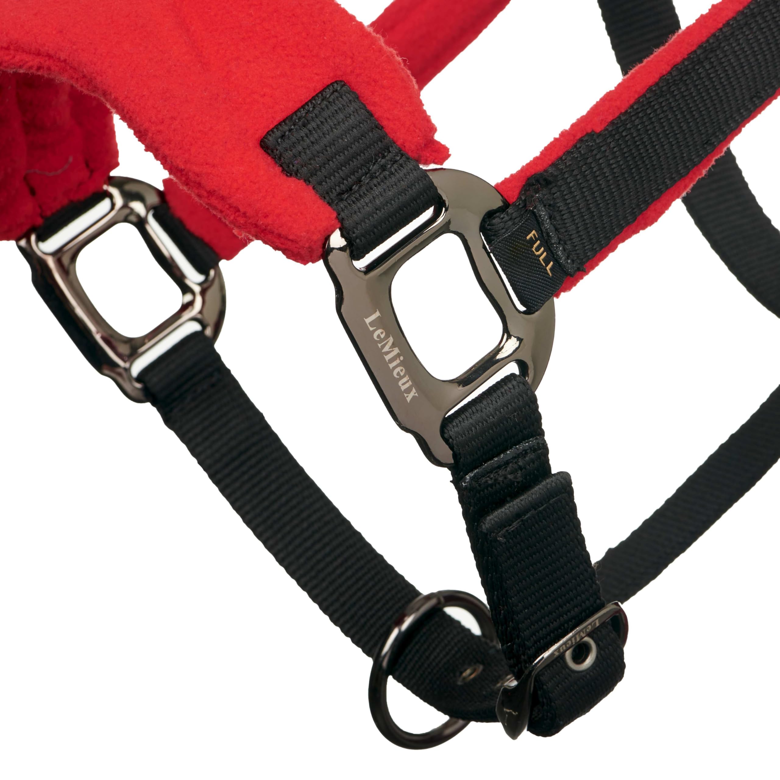 LeMieux Vogue Fleece Headcollar with Lead Rope - Extra Padding, Adjustable at Curb and Poll Strap - 4