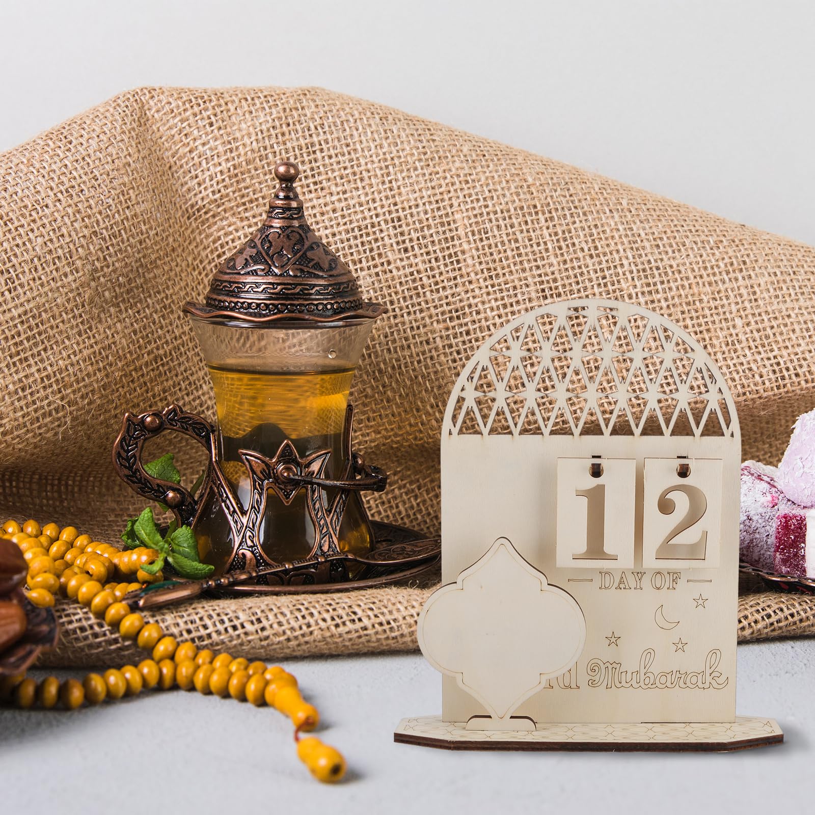 SET 4 RAMADAN Calendario Decorativo Calendario Avvento Giuramento Festa