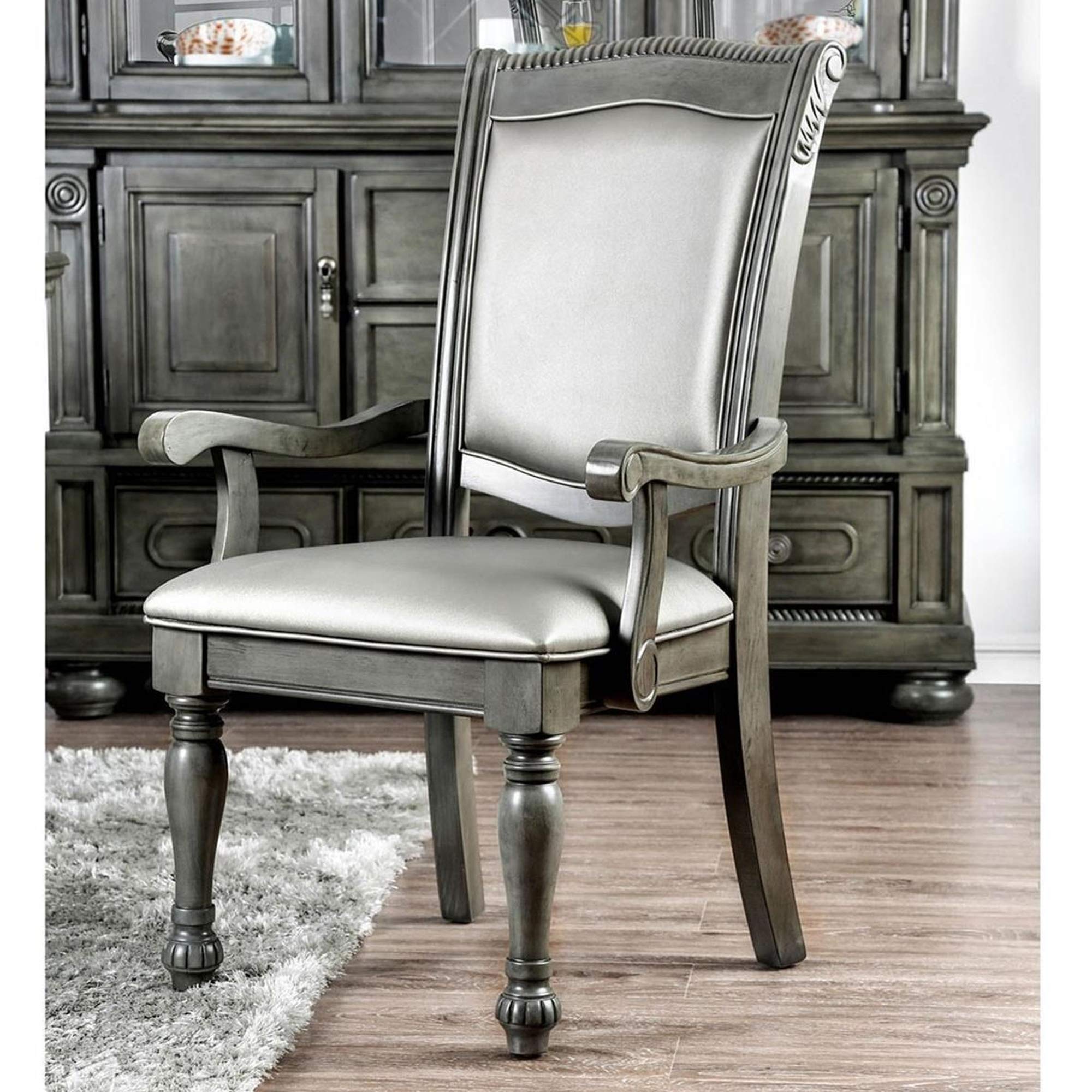 William's Home Furnishing Alpena Arm Chair, Gray