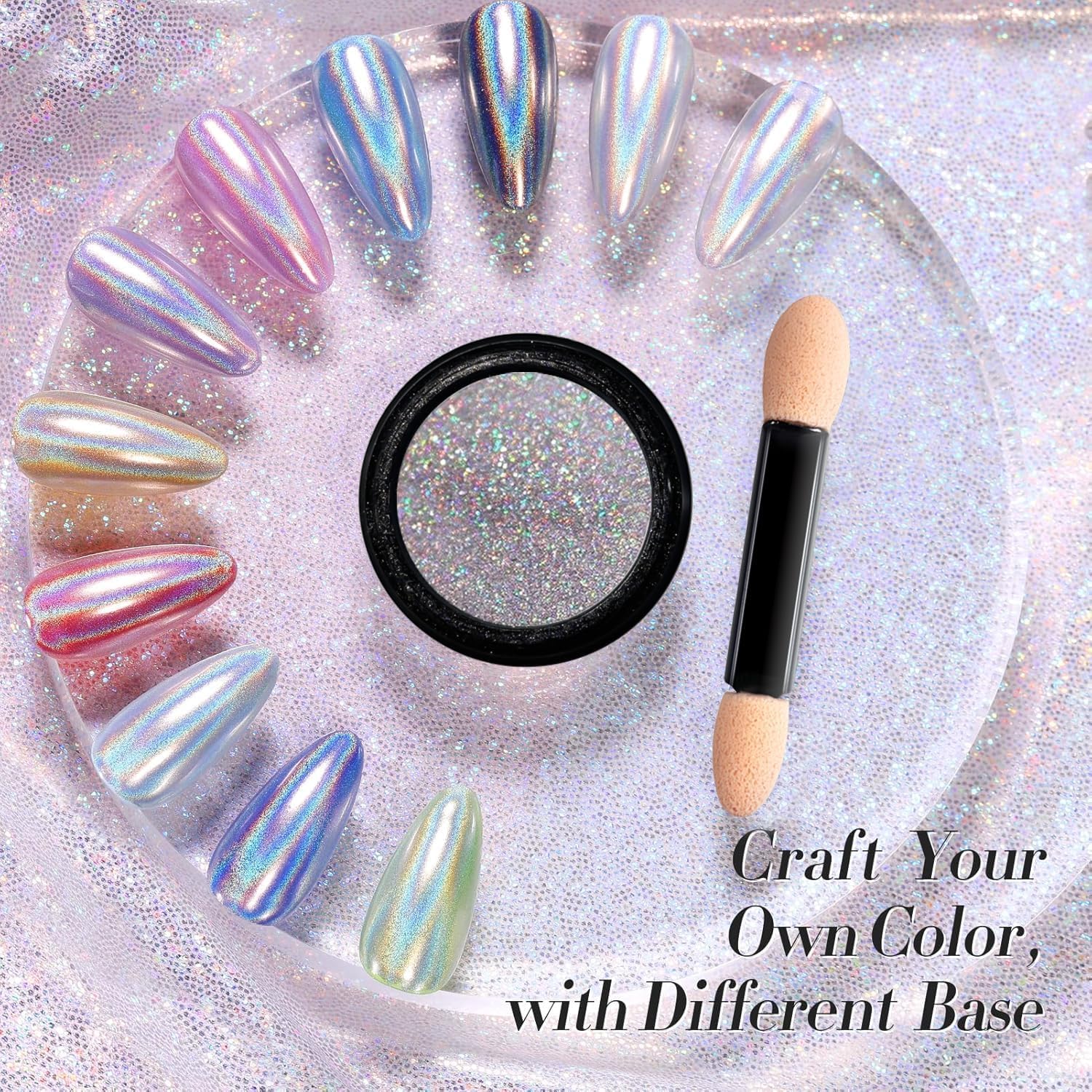 BISHENGYF Gold Chrome Nail Powder - Image 2