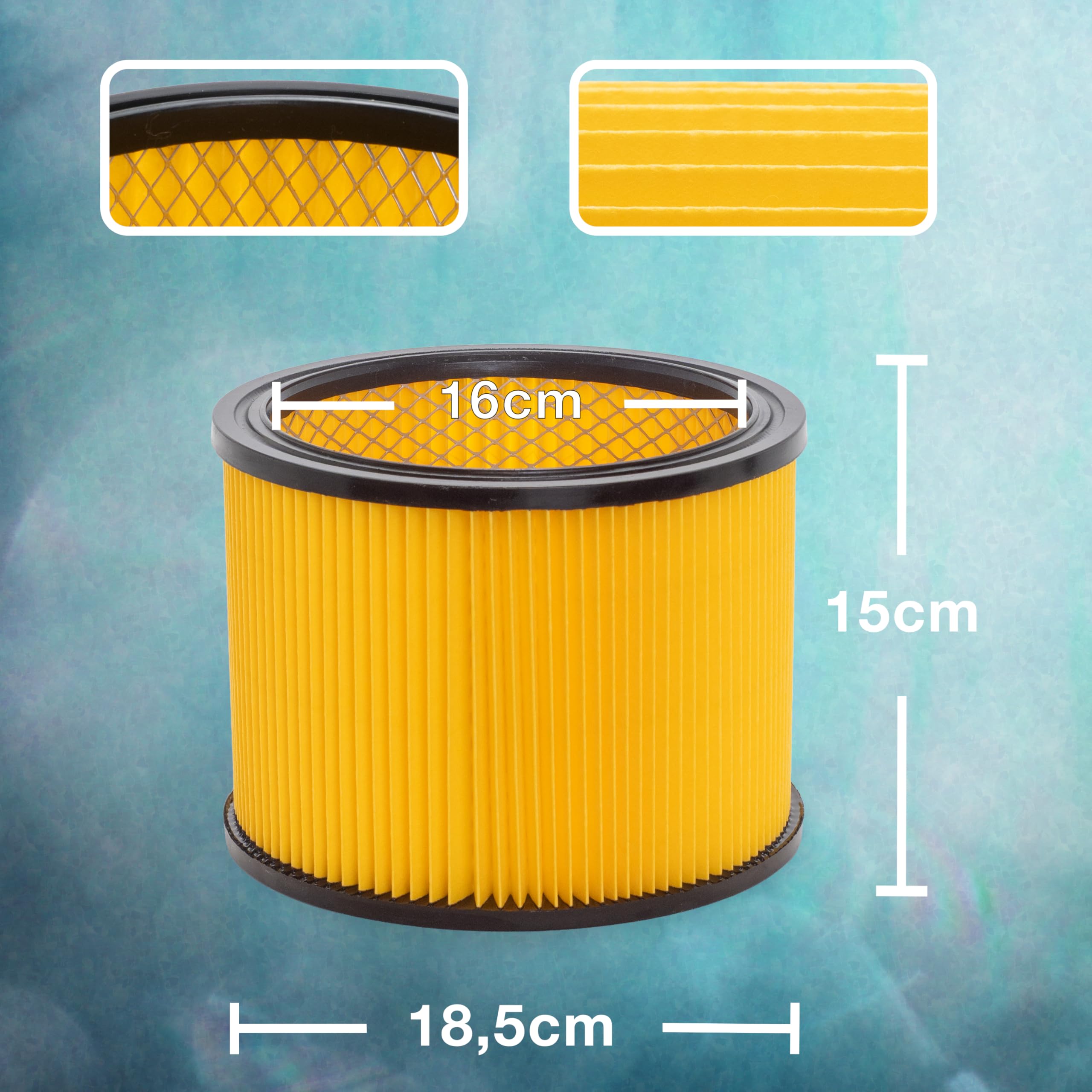 Sacchi Filtro Tessuto Classe H Conf. 5 pzi