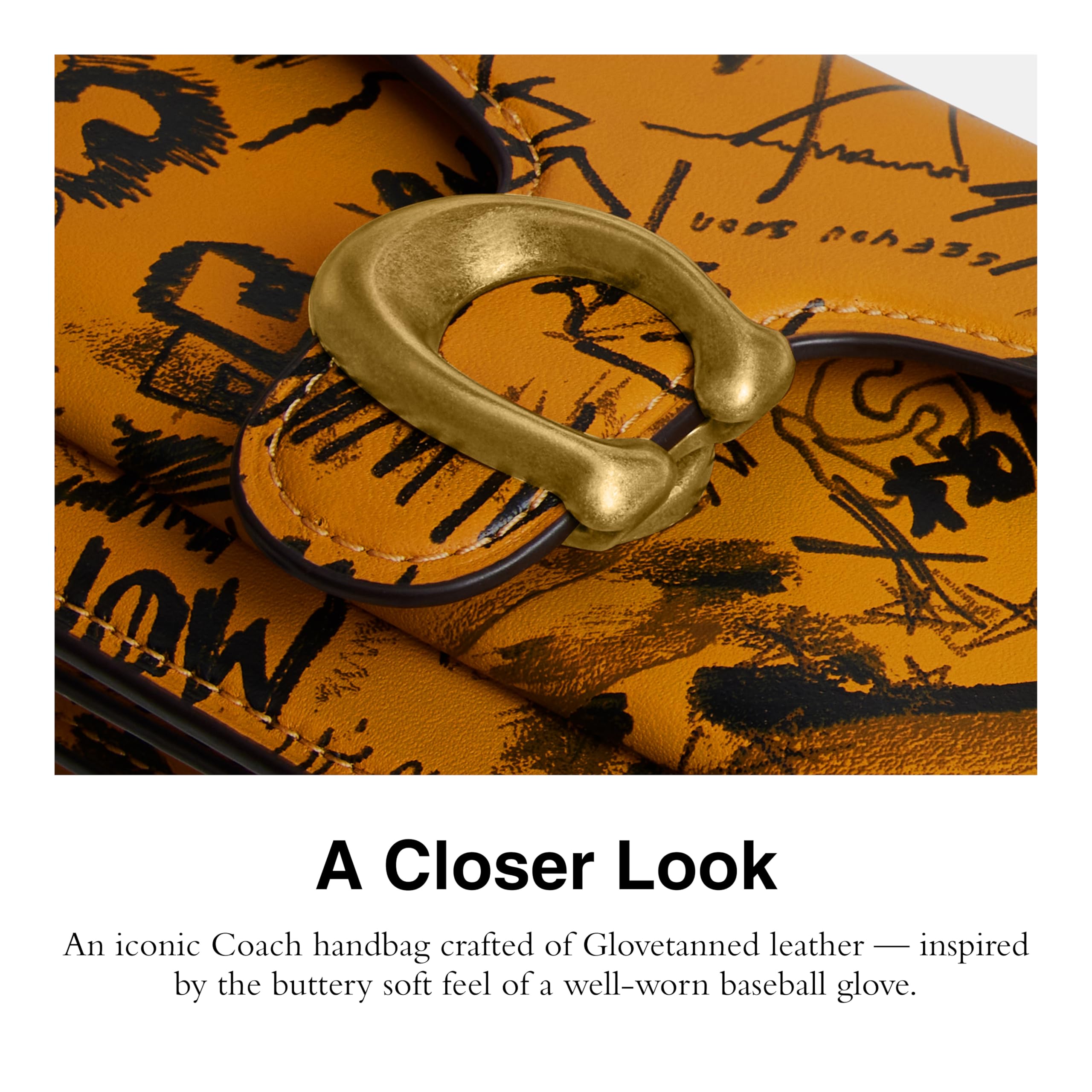 COACH Tabby Shoulder Bag 20 In Loved Leather With Quilting: 1z/Ochre Multi One Size