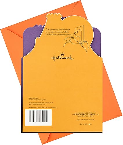 Miniatura 7 de Hallmark Tarjeta musical de Halloween para niños (casa embrujada visualizable con esqueleto iluminado)