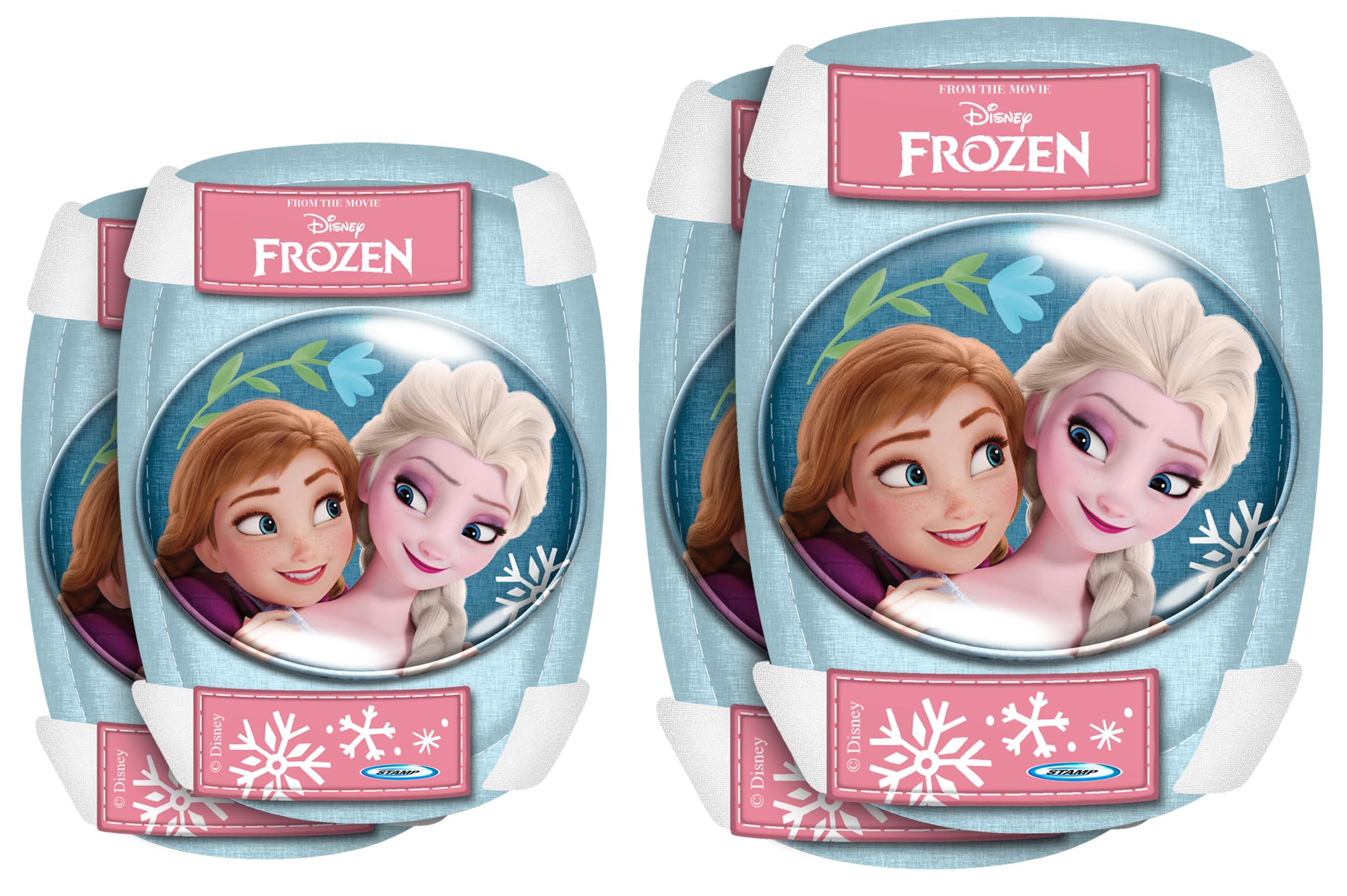 Set Helmet + Elbow & Knee Pads Frozen 2