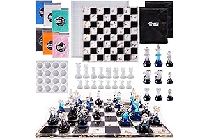 LET'S RESIN Chess Molds for Epic Resin Casting Adventures