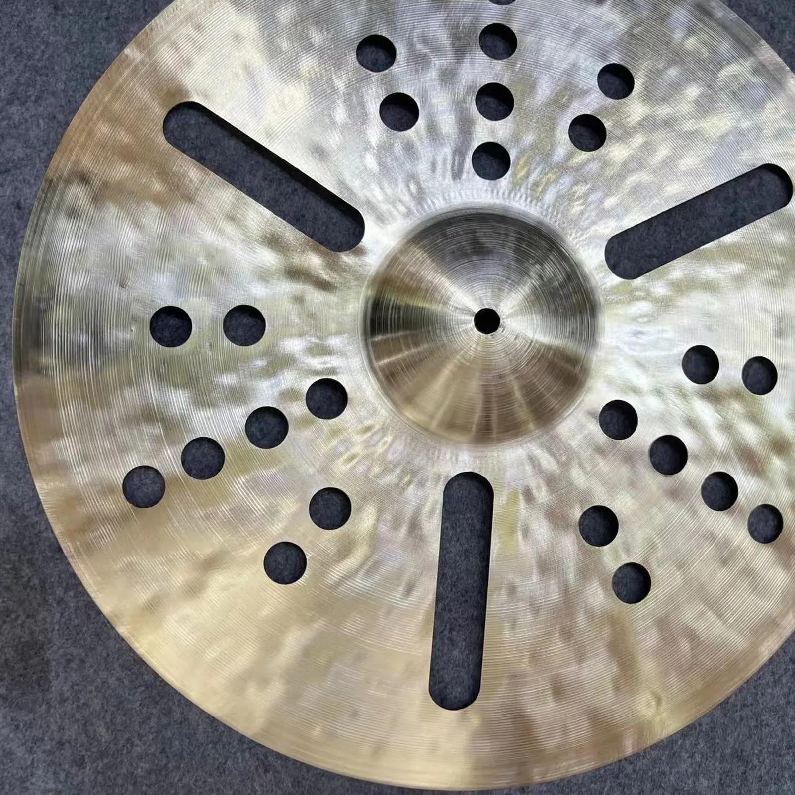 Cymbales Splashs Cymbale Professionnelle 14-19 Pouces, Bronze Fait À La Main, Piles D'effets, Accessoires De Batterie(19 Inch)