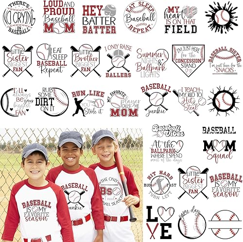 Cholemy 30 calcomanĂas termo-adhesivas de vinilo para planchar, camisetas para mamá, regalo para amantes de las manualidades, regalo de pelota Cholemy 30 calcomanĂas termo-adhesivas de vinilo para planchar, camisetas para mamá, regalo para amantes de las manualidades, regalo de pelota