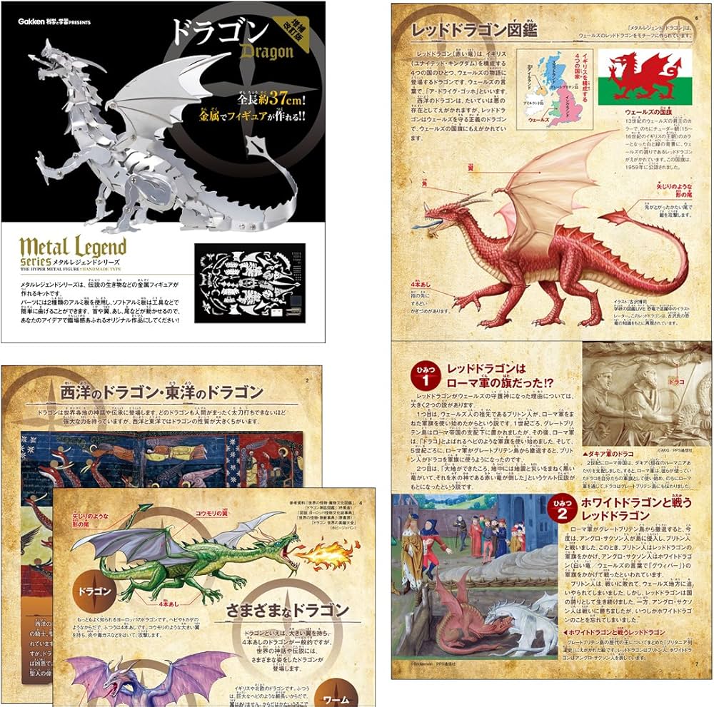 ドラゴンパーツ纏め売り Amazon.co.jp: ドラゴン 増補改訂版 (メタルレジェンド) : 学研・科学