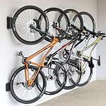 MonTEK Support mural vélo pivotant – Garage cintre de vélo & Sac à vélo vertical pour garage & Appartement, Crochet de rangement de vélo robuste tient jusqu'à 66 lbs, installation facile & Conception de griffe-proof