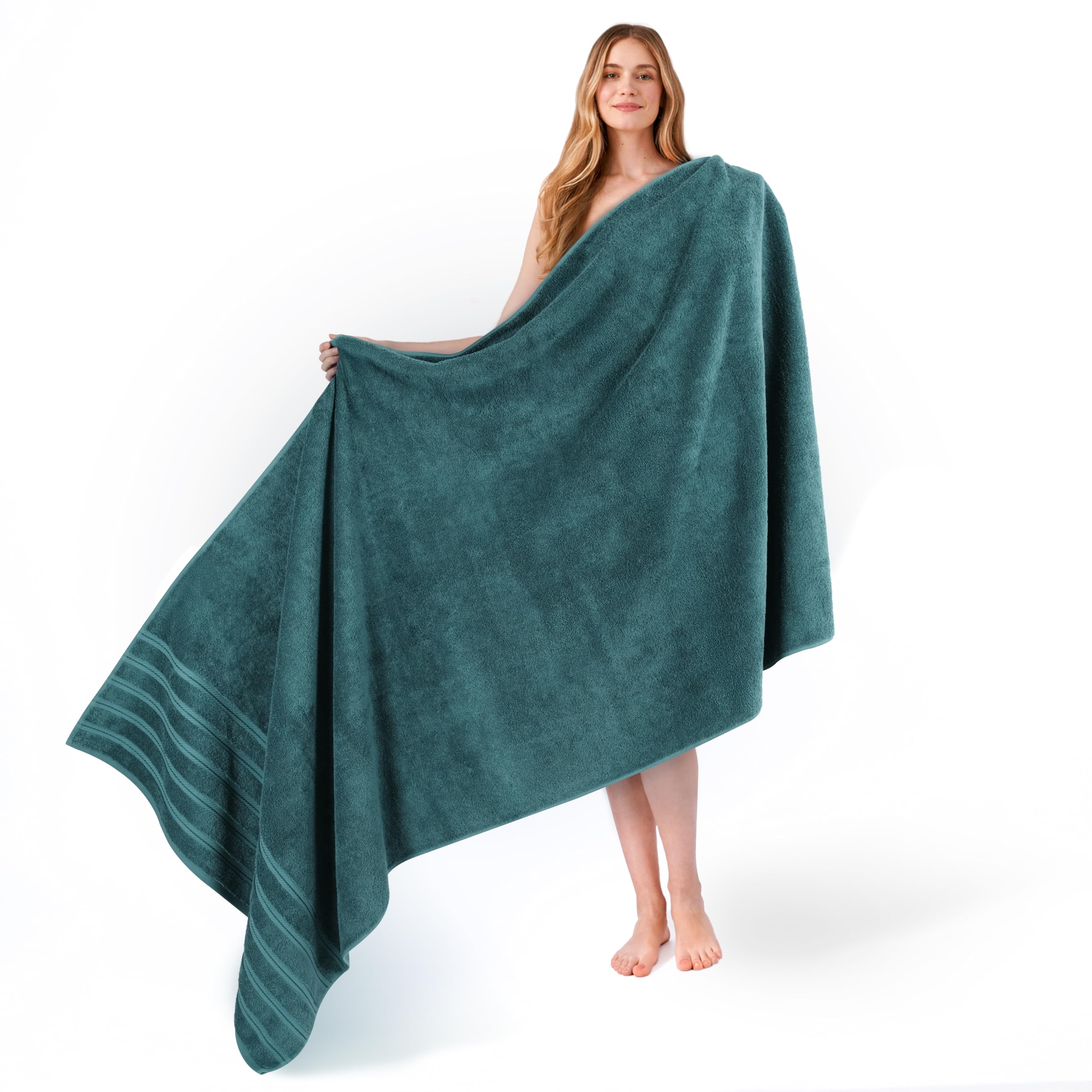 American Soft Linen 100% Cotton Luxury Turkish Towels, 35x70 XL Bath Sheet
