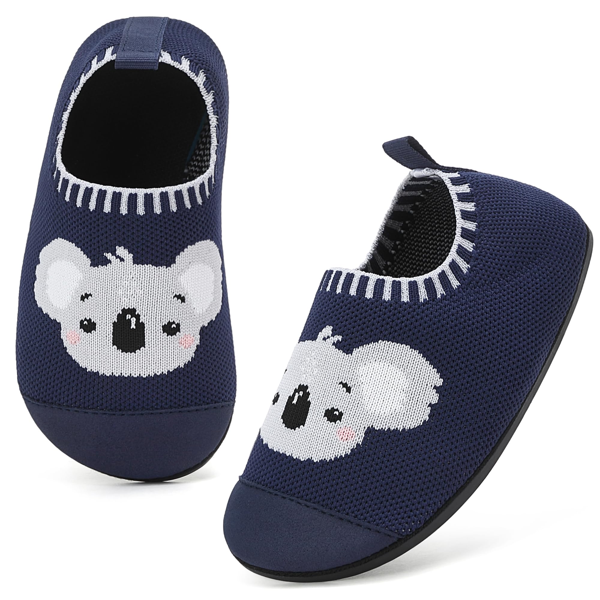 VOLHAL Hausschuhe Kinder Junge Leichte Rutschfeste Indoor Pantoffeln Mädchen Weich barfuss für Lauflernschuhe Kindergarten Slippers