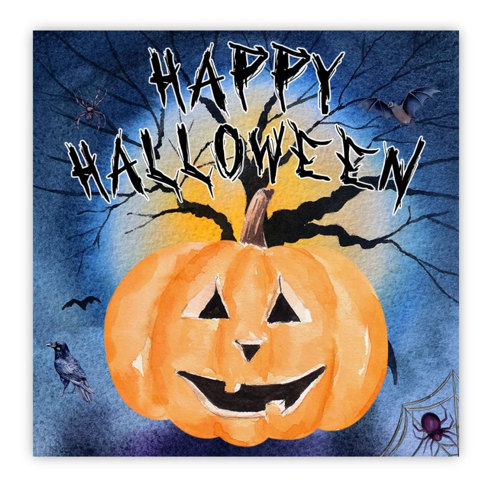 Panneau Halloween en bois pour décorer un salon chaleureux