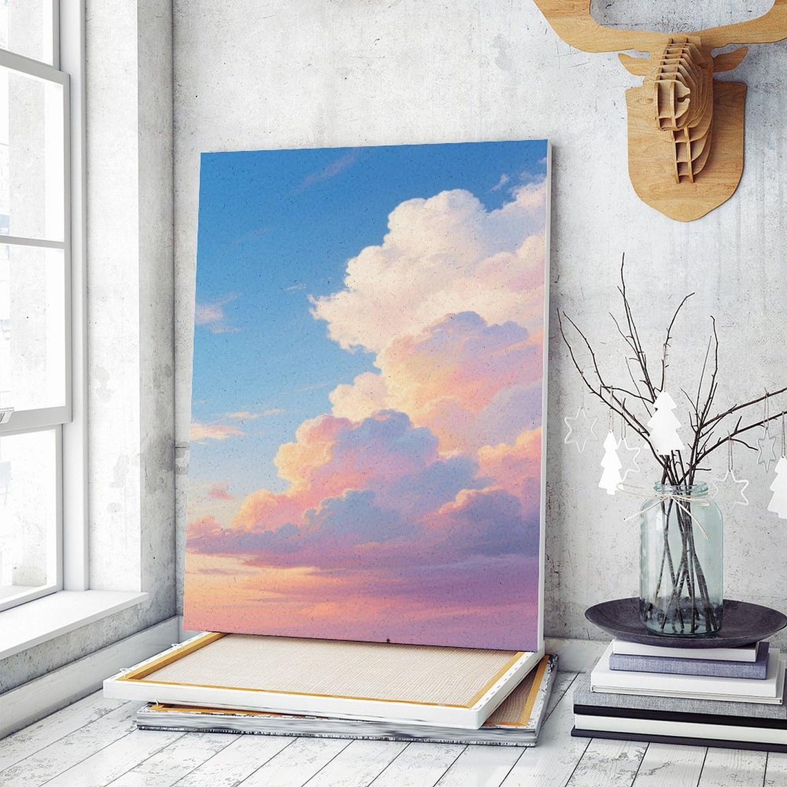 KOAYUBFC Malen nach Zahlen für Erwachsene, Anfänger, Erwachsene, Malen-nach-Zahlen-Kits auf Leinwand, Acryl-Ölfarben, Gemälde mit Pinseln als Geschenk, Wanddekoration für Zuhause, Wanddekoration
