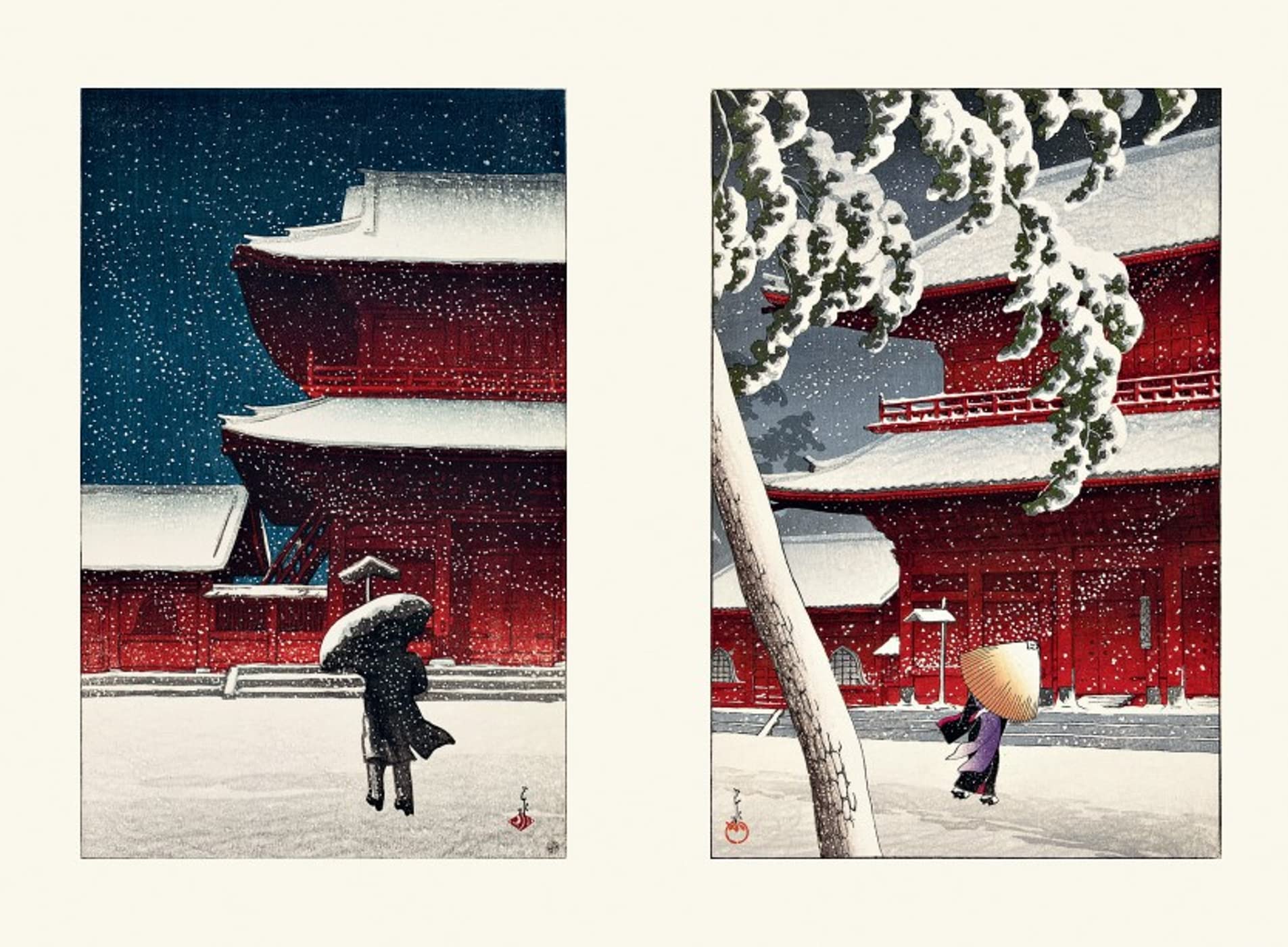 Les saisons par les grands maîtres de l'estampe japonaise (coffret)