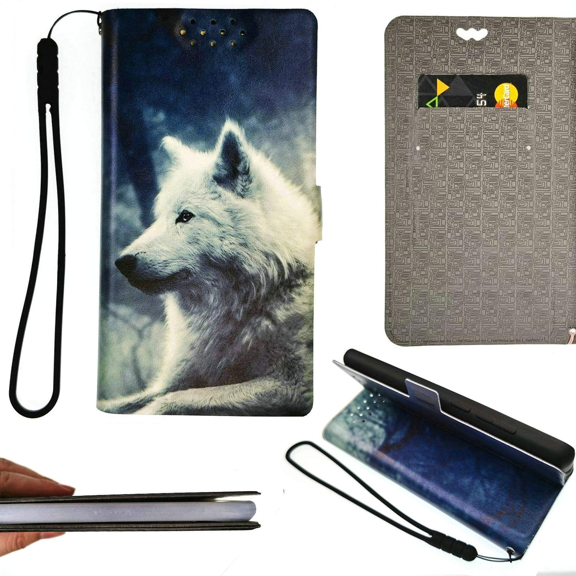 Custodia per ZTE Blade A52,Flip Pelle Cover a Libro con Slot per Schede compatibile con ZTE Blade A52,Supporto Stand, Interno TPU Protezione Portafoglio Case