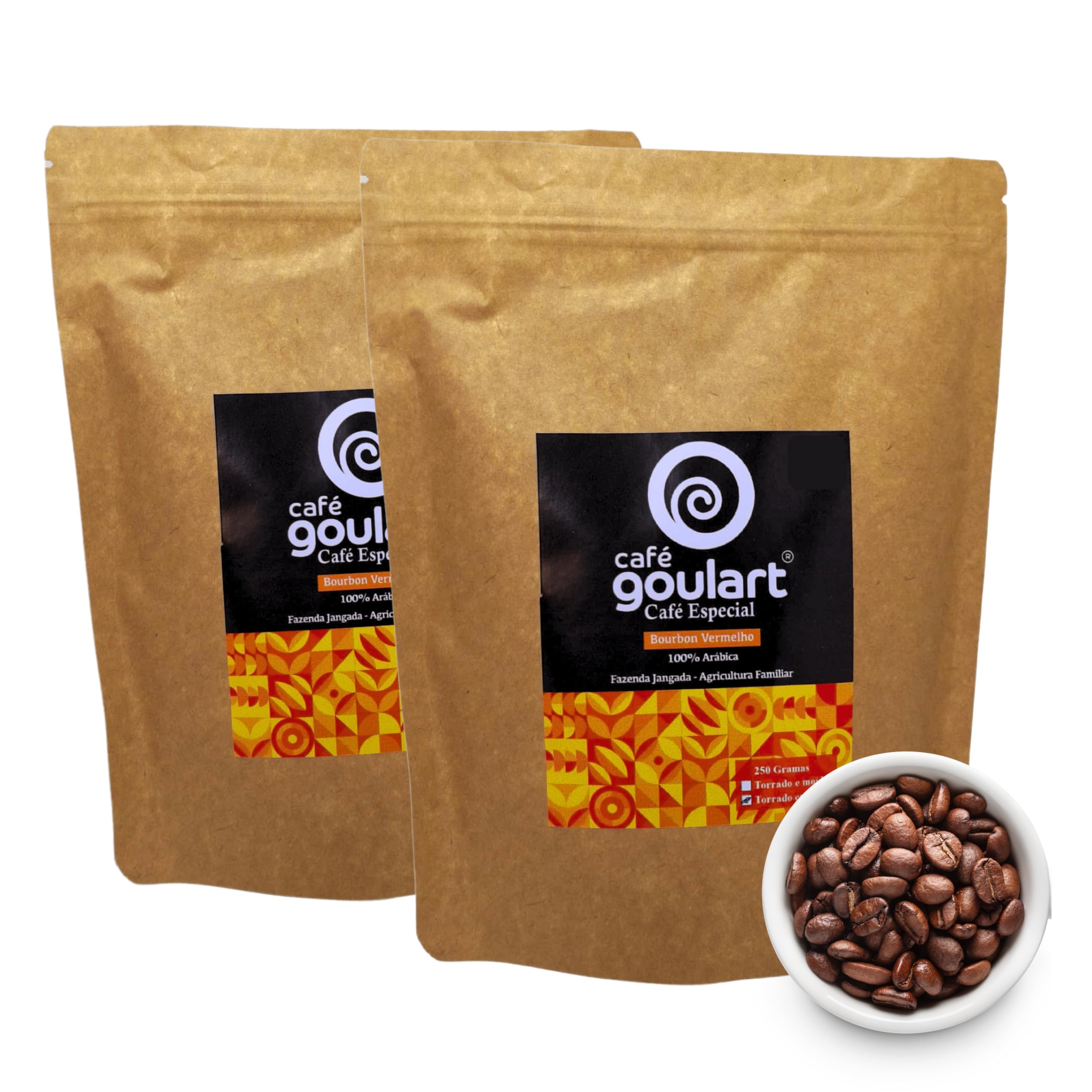 Café Especial em Grão Torra Média 500g - Goulart, Bourbon Vermelho