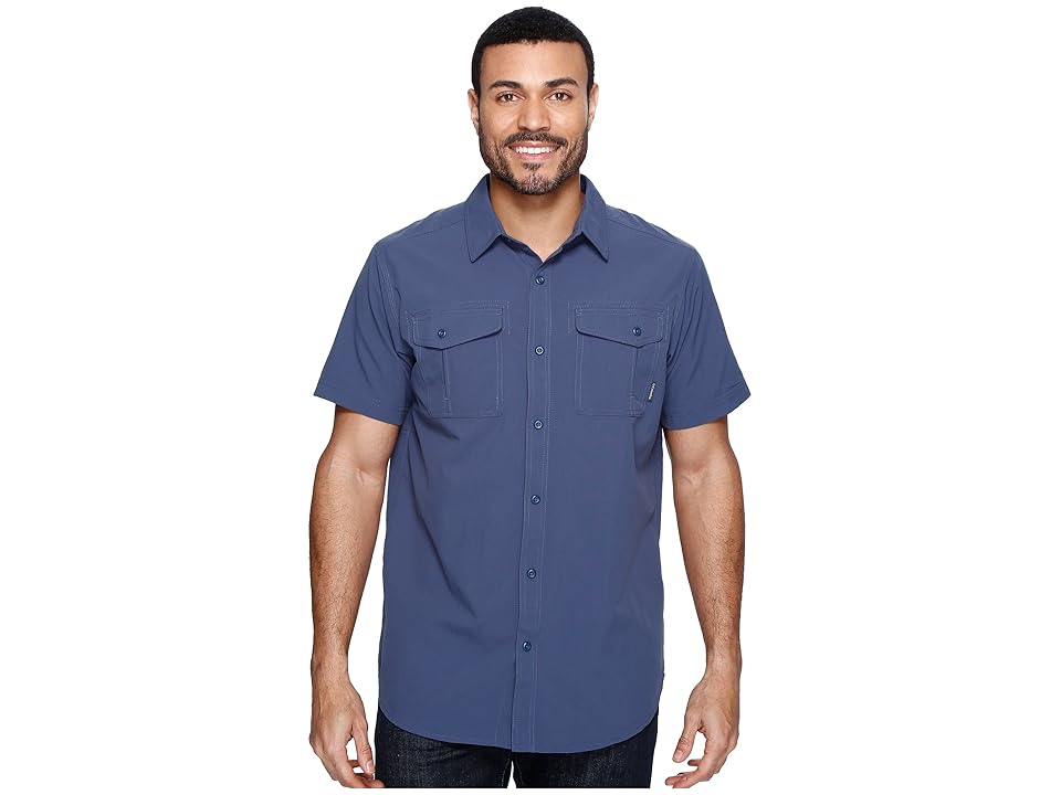 

Columbia Twisted Divide Short Sleeve Shirt (Zinc) Men's Short Sleeve Button Up