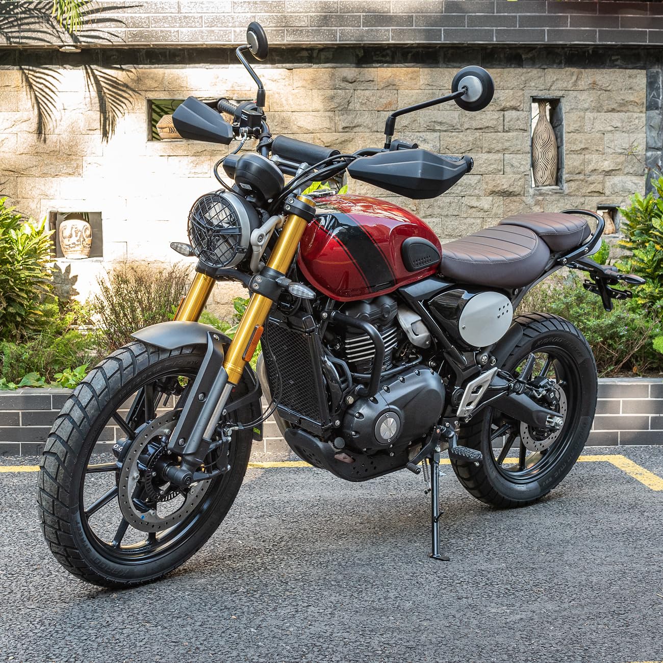 Barra paraurti Paramotore per Speed 400 Scrambler 400 X 400X 2024 2025 Coperture e protezioni, nero