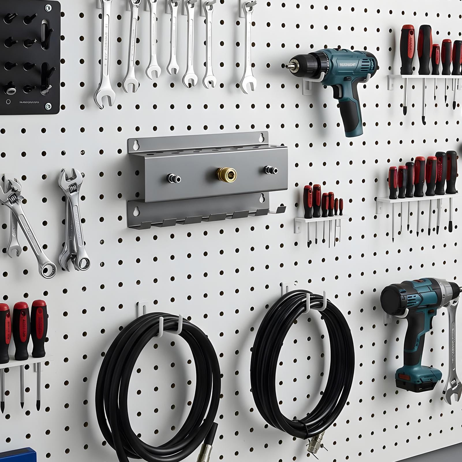 Soporte de pared para lavadora a presión, organizador de herramientas de limpieza de vehículos, estante de herramientas de limpieza automática, para garaje, sótano, hogar, taller, caravanas, camiones