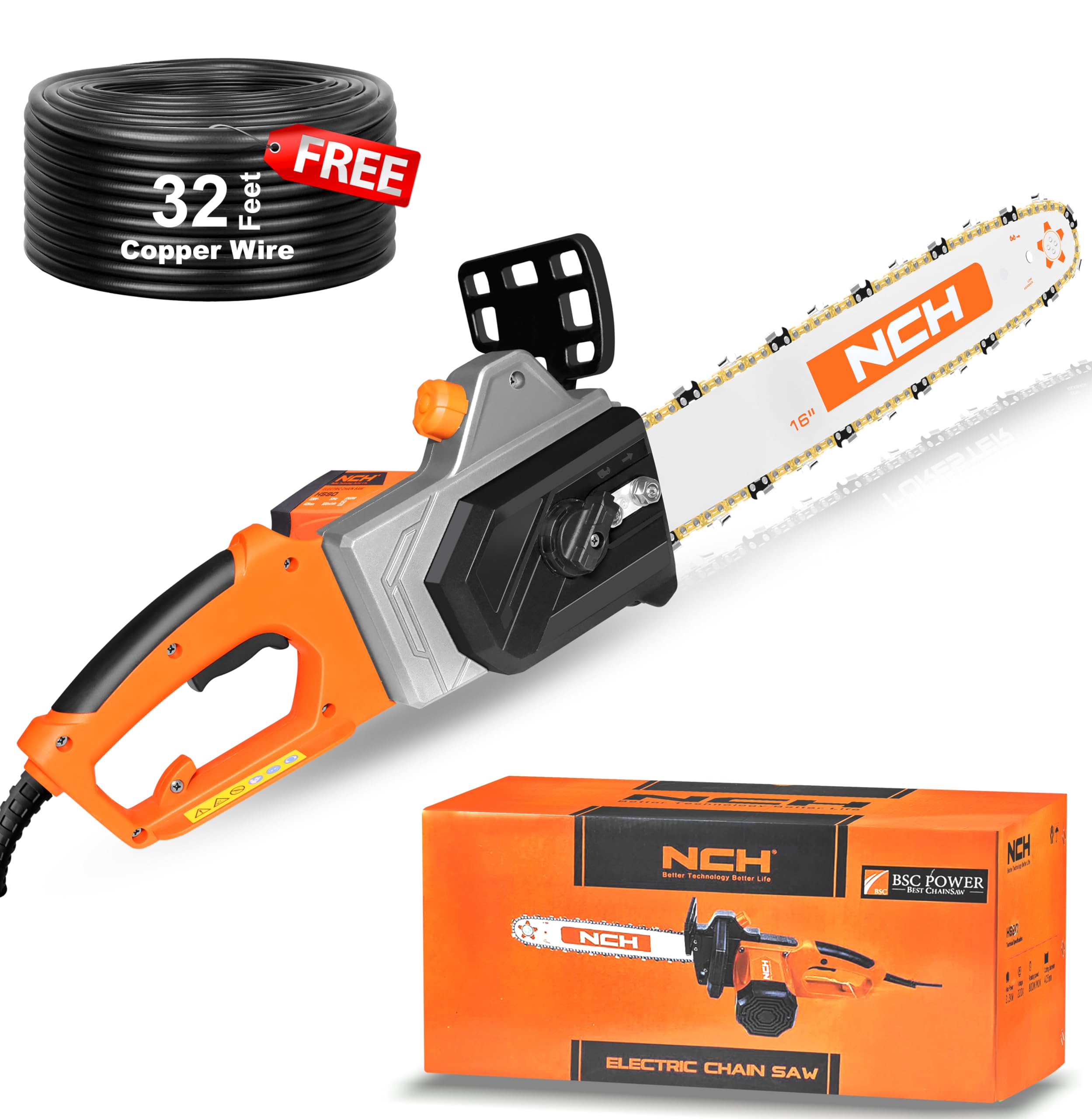 DVI Electric Chainsaw - Powerful & Easy to Use -9 DVI Electric Chainsaw - Powerful & Easy to Use -9