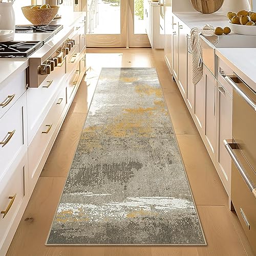 Miniatura 361 de Ashler - Alfombras bohemias vintage de 5 x 8 pies para sala de estar, lavables a máquina con parte trasera antideslizante, alfombra para interiores