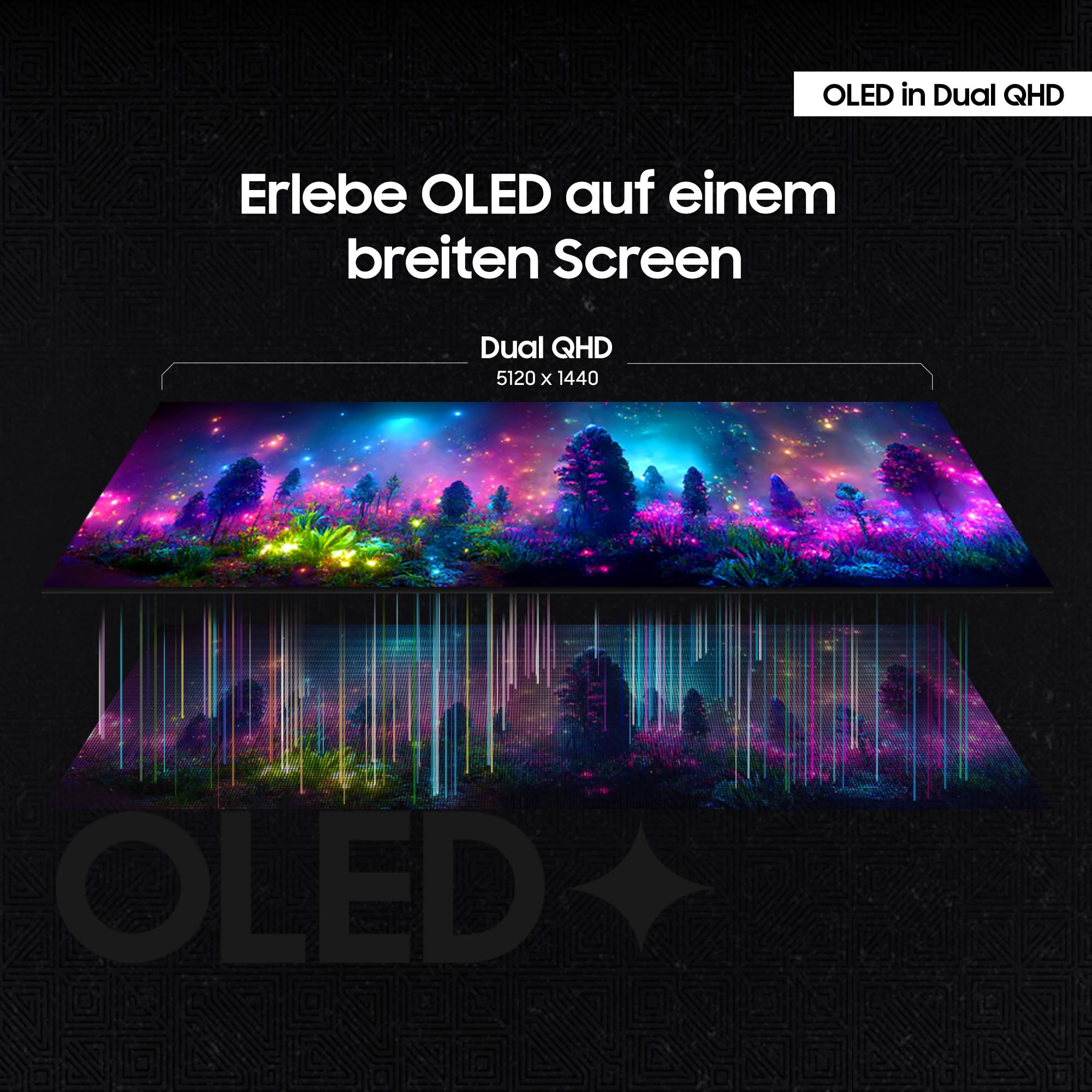 Samsung 49 Zoll Odyssey OLED G9 G93SD DQHD Gaming Monitor 240 Hz 0,03 ms Reaktionszeit OLED Glare Free