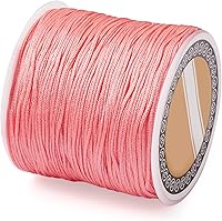 Vista 42 de Cheris - Cuerda de nailon para abalorios de nailon de 0.031 in, color azul, hilo de macramé, para hacer joyas, suministros de envoltura Kumihimo