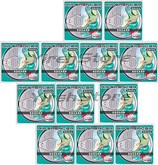 Air Spencer Cartridge Squash Scent 12-pack Car Air Freshener, Heavy Duty, Last Long, A9 Squash Eikosha Japan