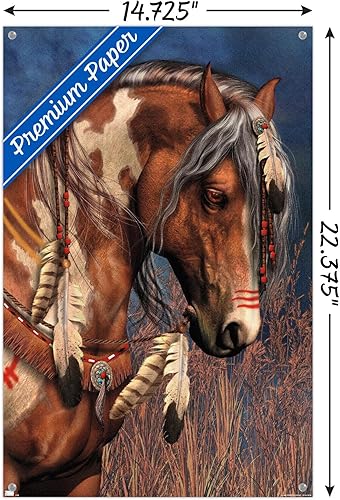 Miniatura 3 de Trends International Laurie Prindle - War Pony Wall Poster with Push Pins