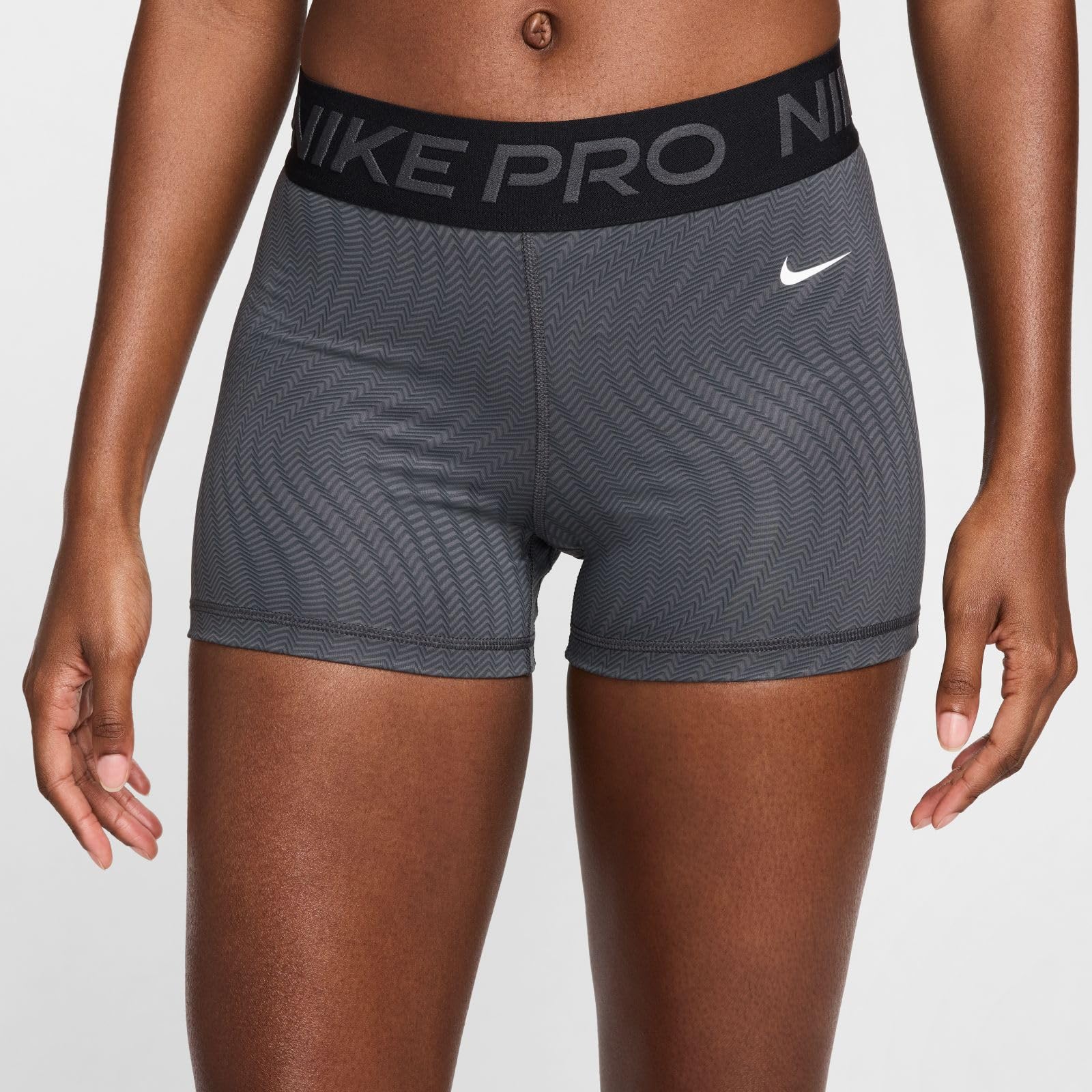 Nike Damen Pro Dri-fit Mr 3in AOP Short (Ca. 7,5 Cm) - Pantalones Cortos Mujer