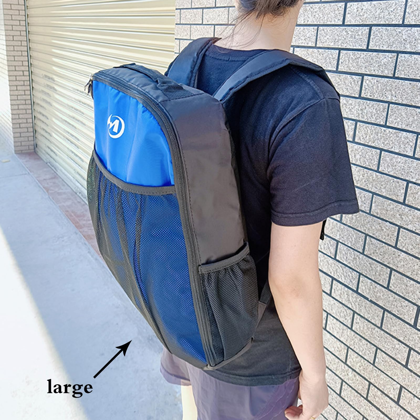 Mochila Patines Hielo Línea Ruedas Grandes Espacios Fácil Llevar Mujeres Hombres Niños