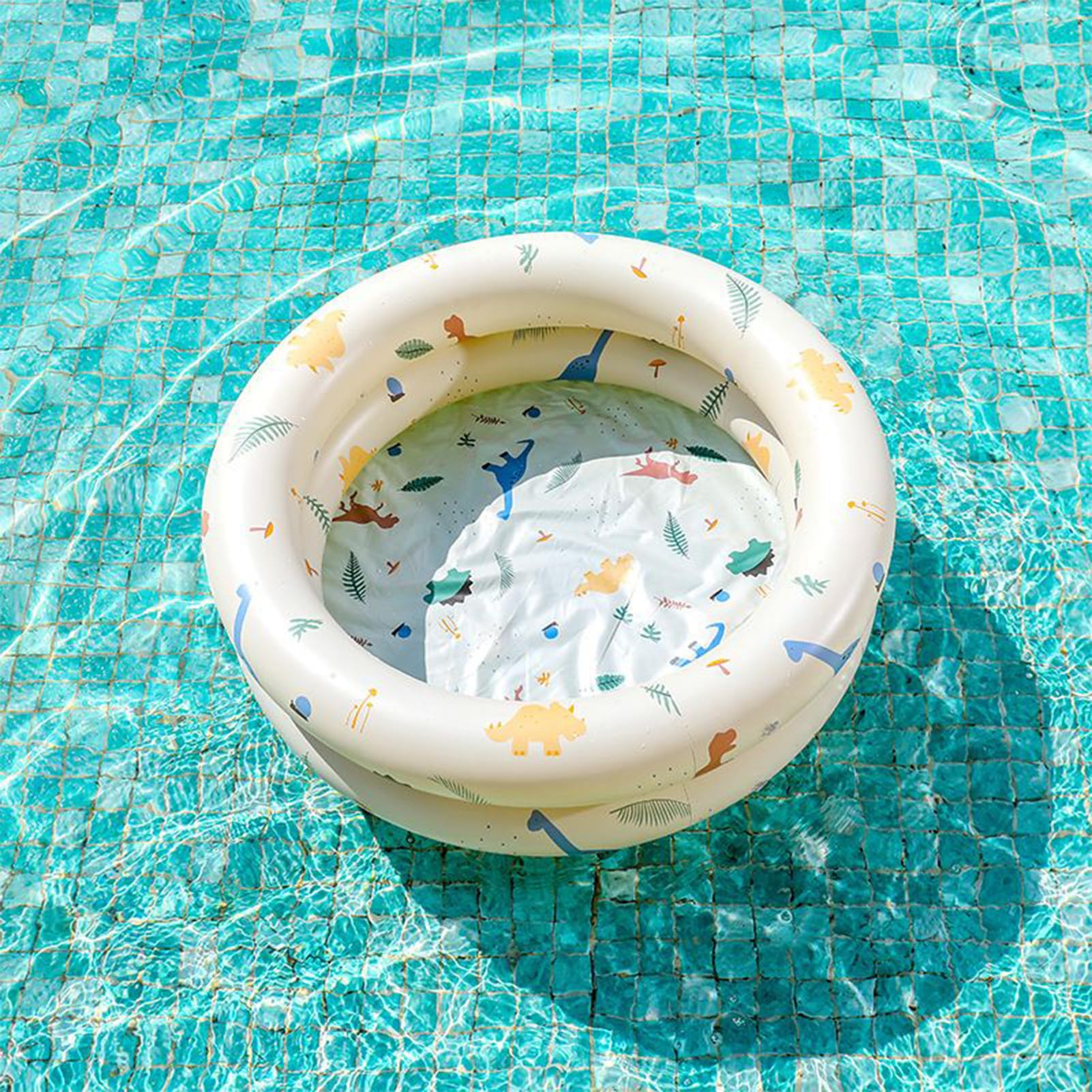 Piscina Gonfiabile Giochi Barca Luminosi Portatili
